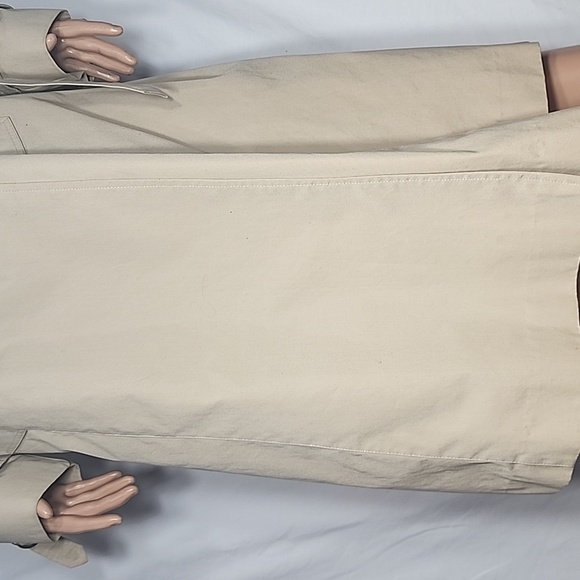 Sears Lined Women's‎ Trench Coat Jacket Long Sleeve beige/Tan Size 12 - Picture 5 of 13